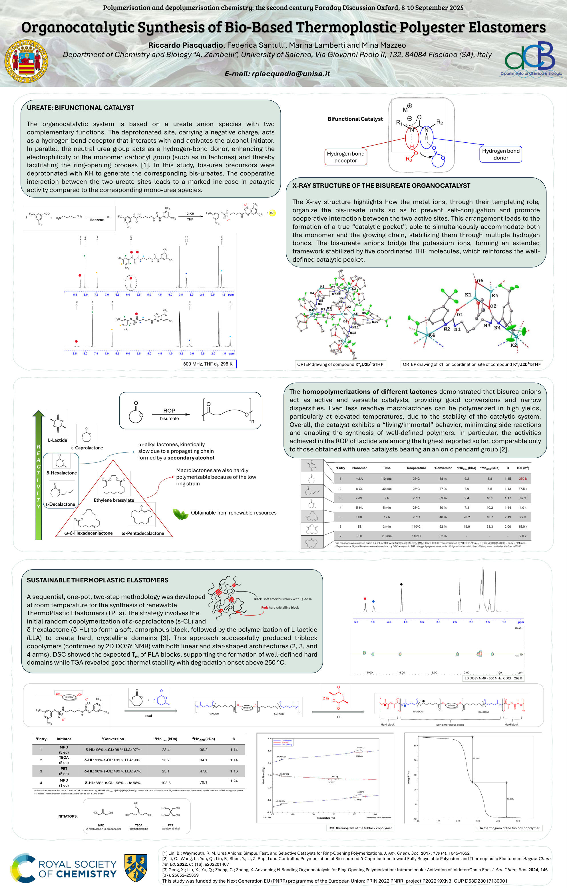 Poster preview for the Oxford Faraday Discussion contribution by Riccardo Piacquadio
